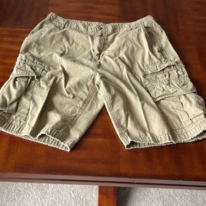 Iron Co Mens Tan Cargo Shorts
